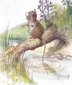 "سمكة أتت وأعطتها إرتداء حاد" ، رسم توضيحي من "كتاب الموسيقى الخبيثة" ، الذي نشره توماس نيلسون أند سونز ، 1920s بواسطة آن أندرسون